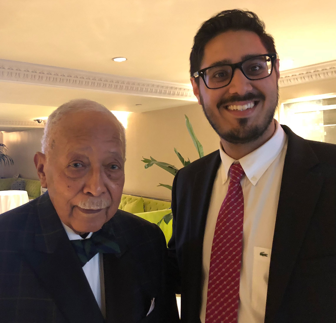 Dev Awasthi Kasirer Spotlight with Mayor Dinkins